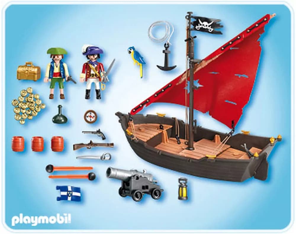 Chaloupe des pirates playmobil 4444