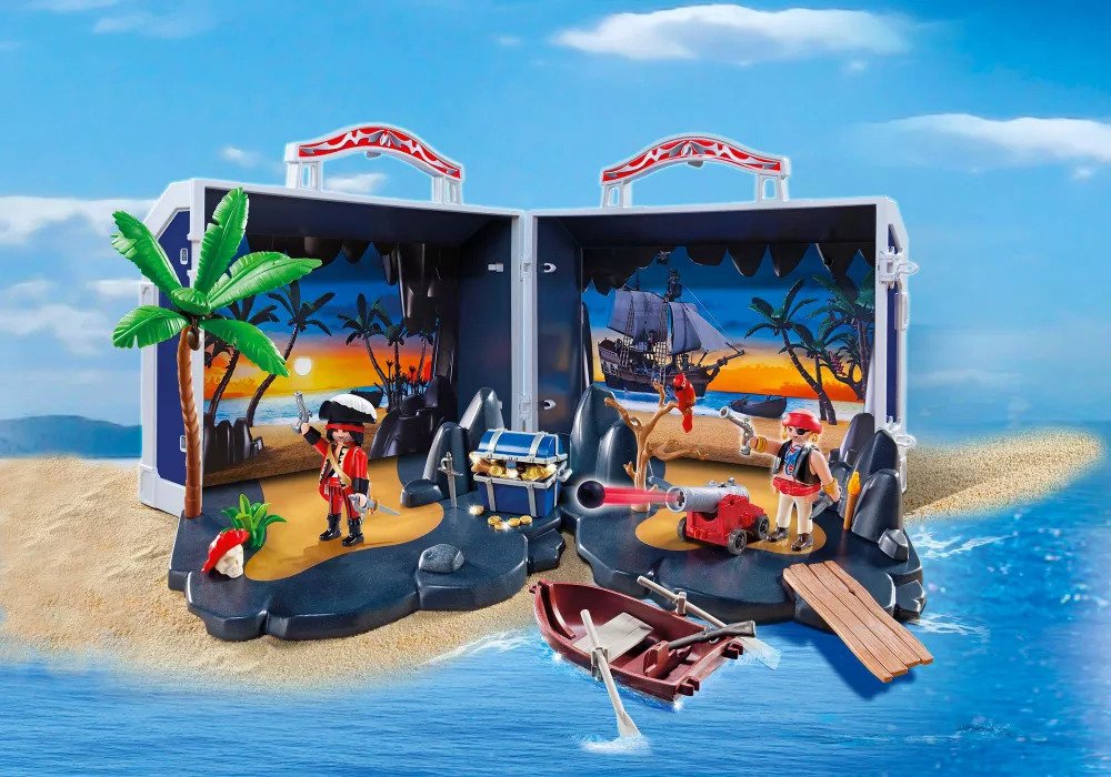 Playmobil – 5347 – Île au Trésor des Pirates Transportable