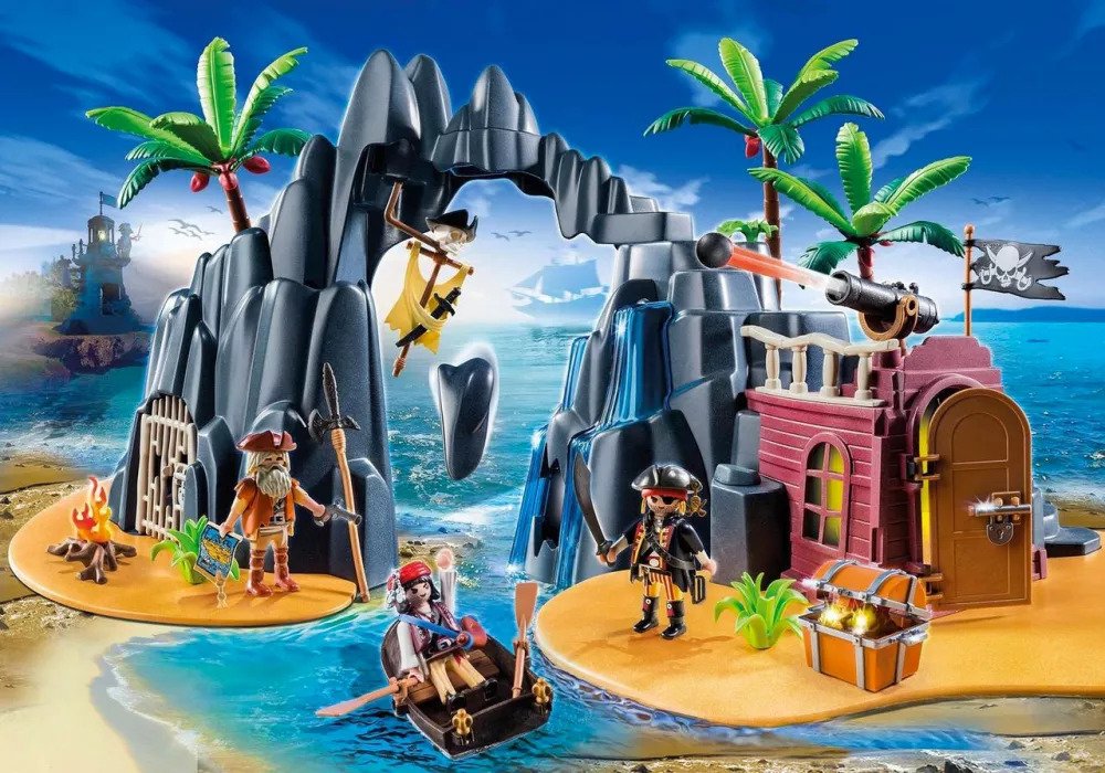 Playmobil – 6679 – Repaire Pirates des Ténèbres