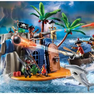 Playmobil - 70556 - Île de pirate avec cachette au trésor