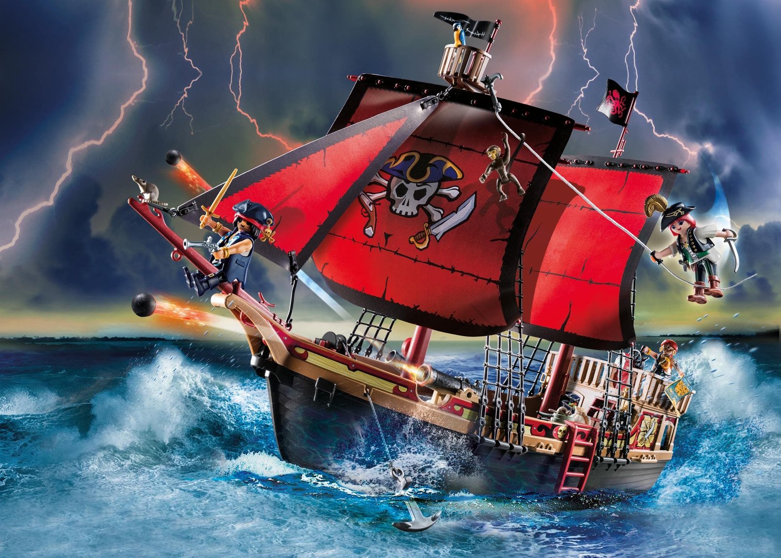 PLAYMOBIL 70411 PIRATES : BATEAU PIRATES